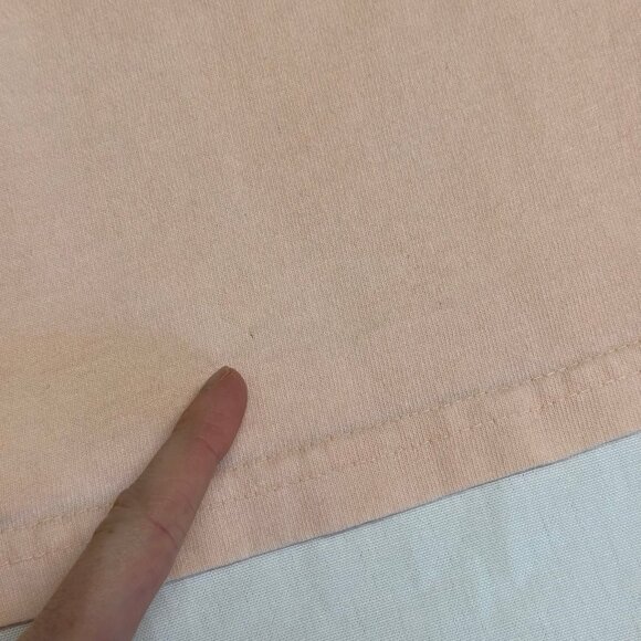 Vintage Y2K 90s Guess Womens Pink Baby Tee Size M/L Spellout Short Sleeve Top - Picture 5 of 9